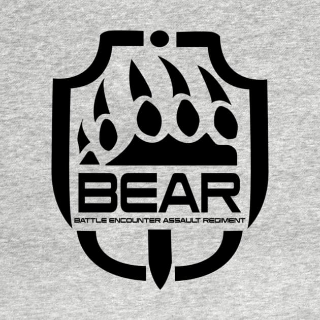 Escape From Tarkov BEAR big black logo by Random_Design